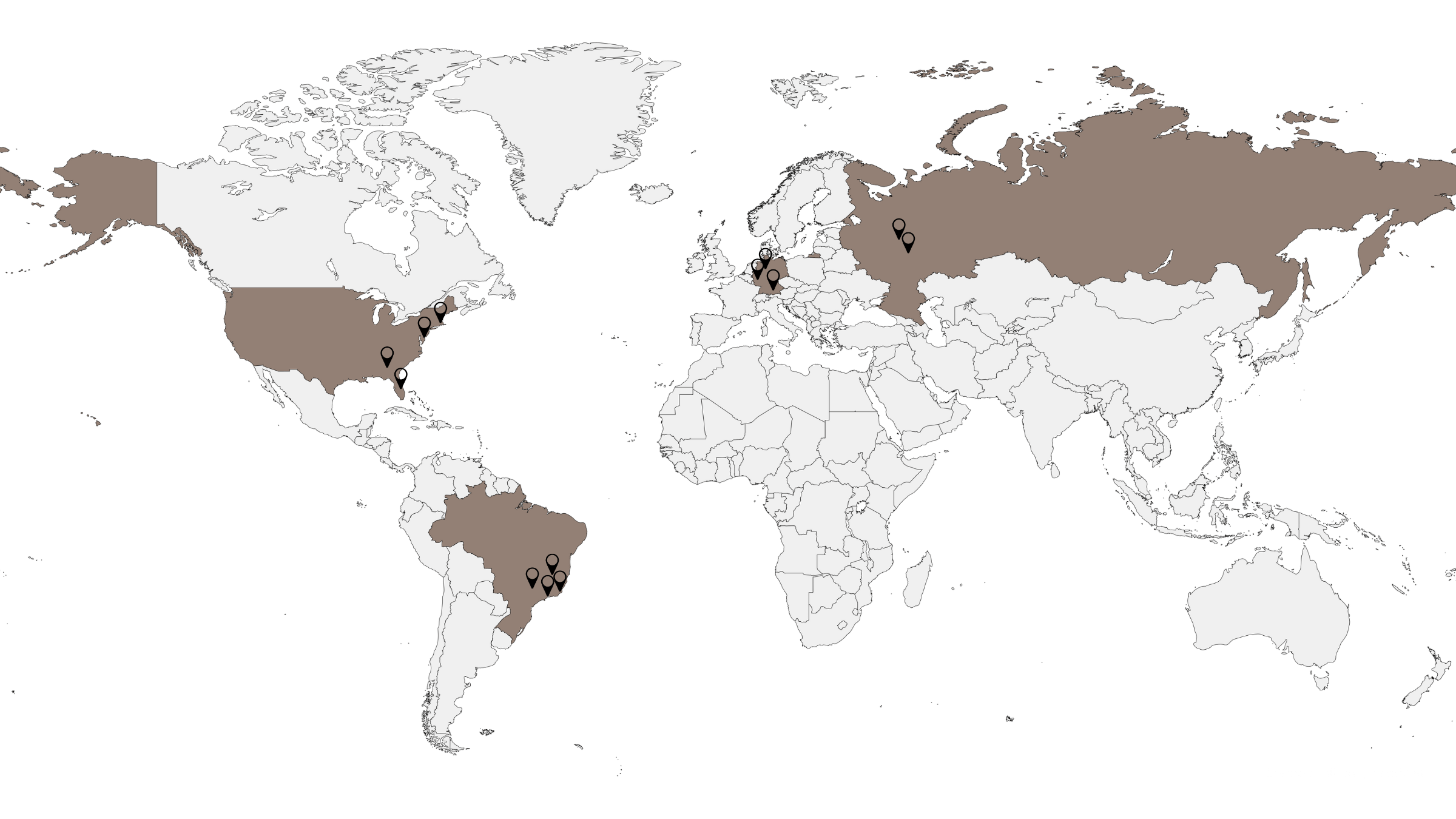 Global architecture projects completed by international studio